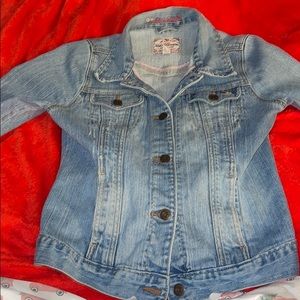 Abercrombie and fitch denim jacket XL